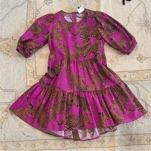 FARM Rio Pink Leopard Mini Dress size XS